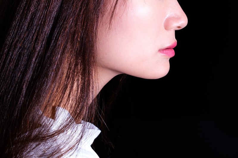 綺麗な横顔の画像