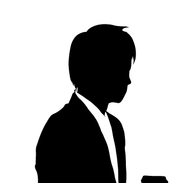 男性のシルエット